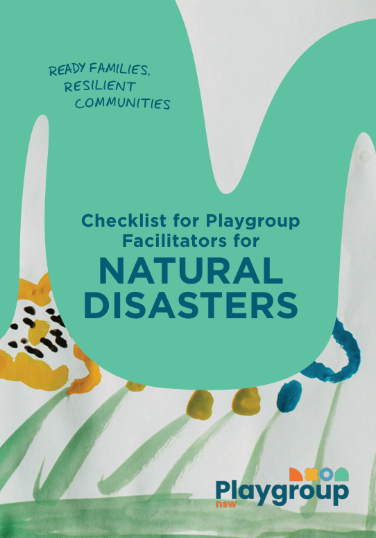 Checklist for Playgroup  Facilitators for Natural Disasters